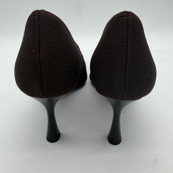 Cosy Island EliteLoaf Pointed Toe Pumps Arch Support Comfort Coffee Brown 10 - Picture 3 of 5